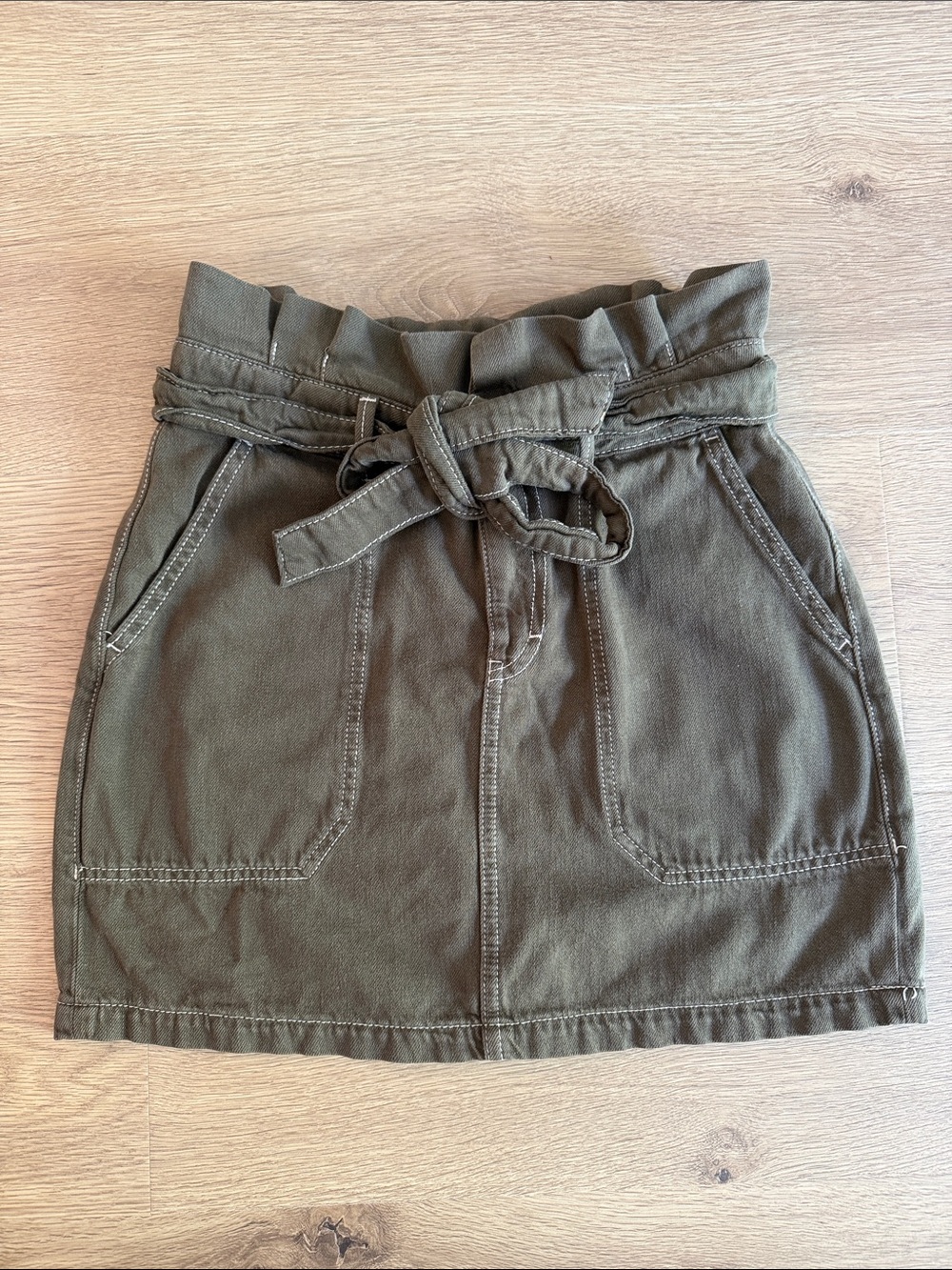 Free People Splendor in the Grass Paper Bag Waist Skirt